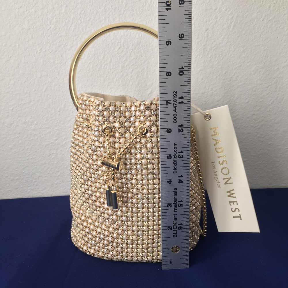 Madison West Crystal Pearl Handbag - Picture 8 of 9